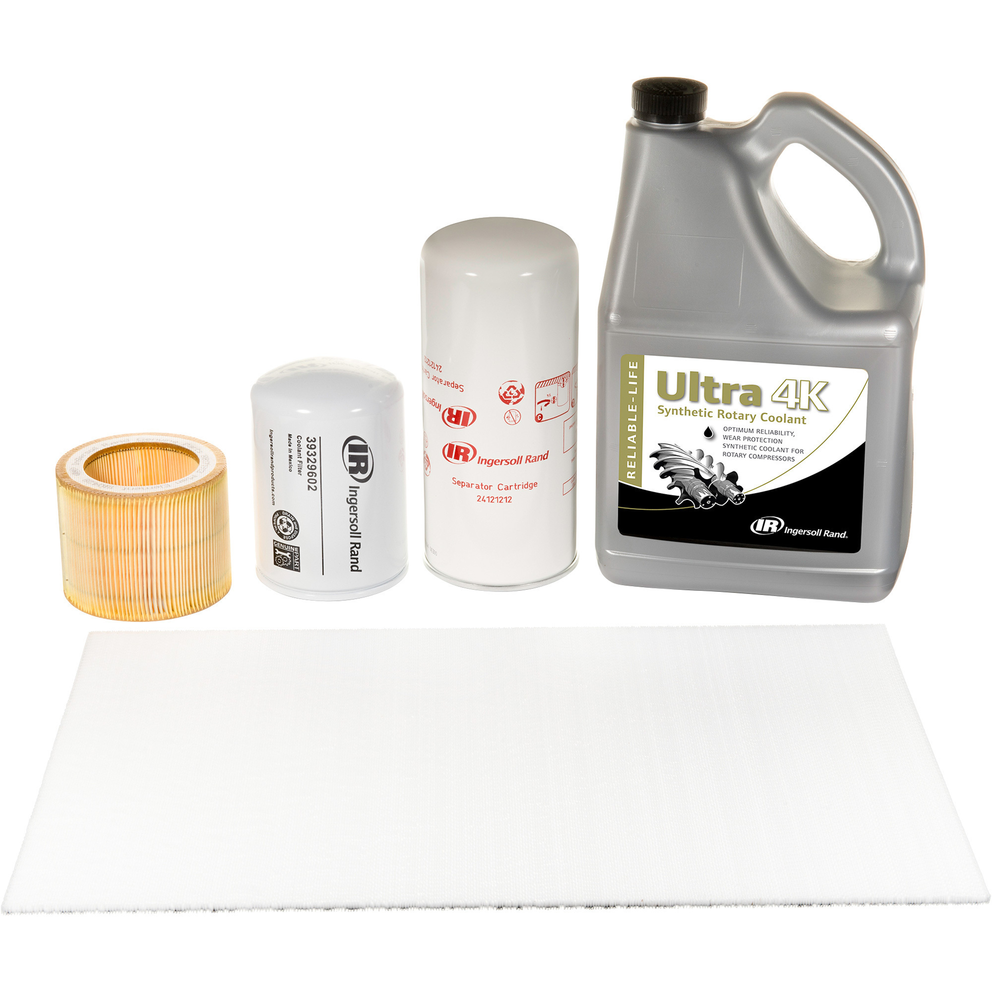 Ingersoll Rand OEM Maintenance Kit for UP6 Rotary Screw Air Compressor with Ultra 4K Lubricant, Model# 47721394001
